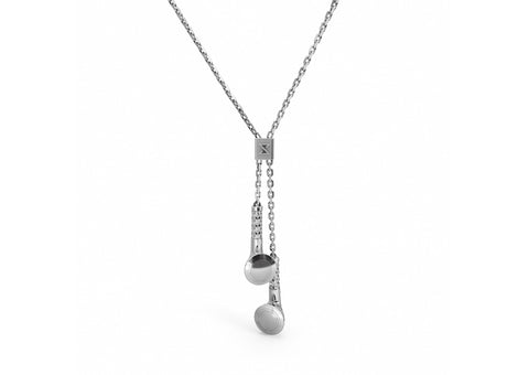 Earbud Necklace [Silver]