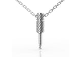 Audio Plug Necklace [Silver]