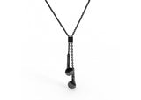 Earbud Necklace [Black]