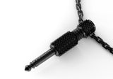 Audio Plug Necklace [Black]