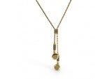 Earbud Necklace [Gold x Black]